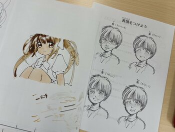 【熊本】マンガイラスト専攻、課題作成中！