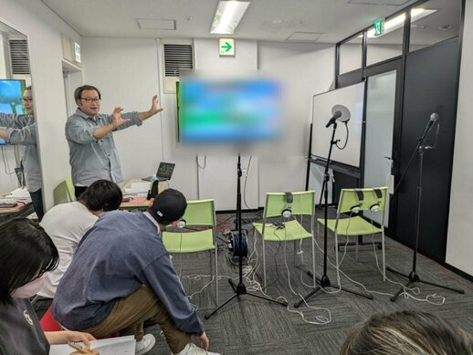 【名古屋駅前】声優・タレント専攻🎤アフレコ授業に潜入😊