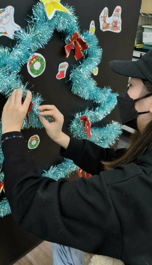 【名古屋駅前】手作りツリー♪名駅の特大ツリーにも負けてない?🎄💛💚